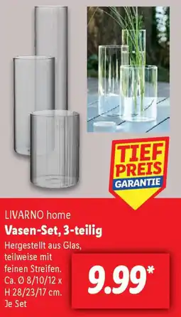 Lidl LIVARNO home Vasen-Set, 3-teilig Angebot