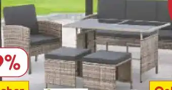Netto Marken-Discount Juskys Polyrattan Gartenmöbel Turin Angebot
