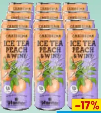 Netto Marken-Discount Pfanner Carissima Ice Tea Peach & Wine Spritz Angebot