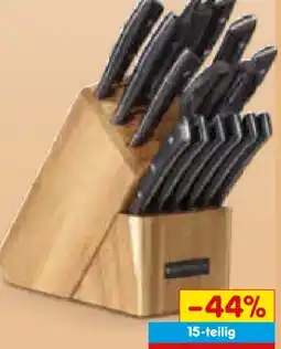 Netto Marken-Discount Echtwerk Messerblock-Set 15-tlg Angebot