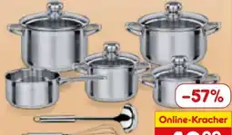 Netto Marken-Discount GSW Kochtopf-Set Silver Star 11-teiliges Angebot