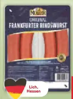 Netto Marken-Discount G.A. Müller Original Frankfurter Rindswurst Angebot