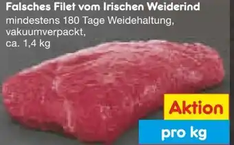 Netto Marken-Discount Falsches Filet vom Irischen Weiderind Angebot