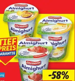 Lidl Ehrmann Almighurt Erdbeere Angebot