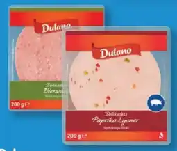 Lidl Dulano Delikatess Paprika-Lyoner Angebot