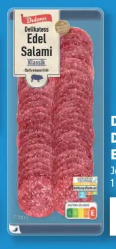 Lidl Dulano Delikatess Edelsalami Angebot