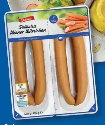 Lidl Dulano Delikatess Wiener Würstchen Angebot