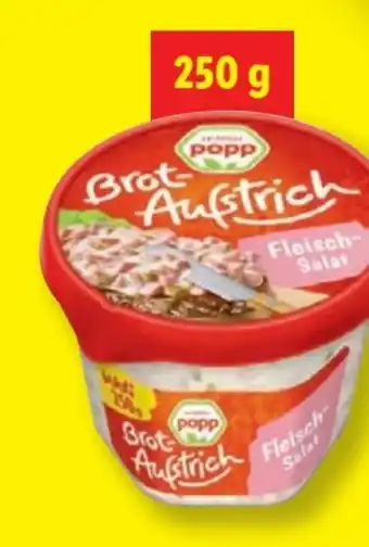 Lidl Popp Brot-­Aufstrich Angebot