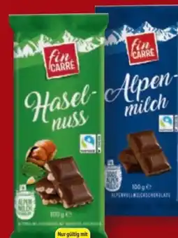 Lidl Fin Carre Tafelschokolade Alpenmilch Angebot