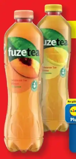 Lidl Fuze Tea Eistee Schwarzer Tee Pfirsich Angebot