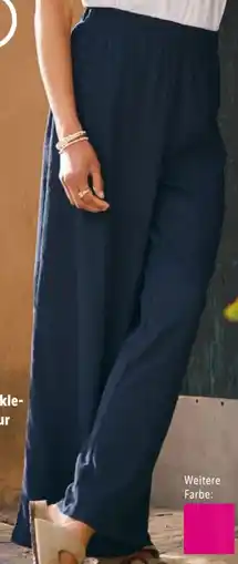 Lidl Esmara Damen Wide-Leg-Hose Angebot