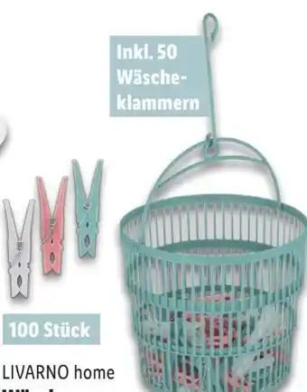 Lidl Livarno Home 50 Wäscheklammern Angebot