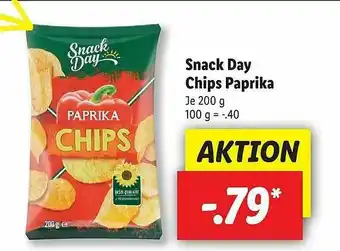 Lidl Snack Day Chips Paprika Angebot