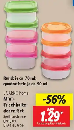 Lidl LIVARNO home Mini- Frischhalte- dosen-Set Angebot