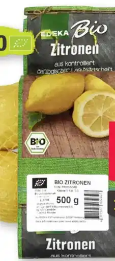 Scheck-in-Center Edeka Bio Zitronen Angebot