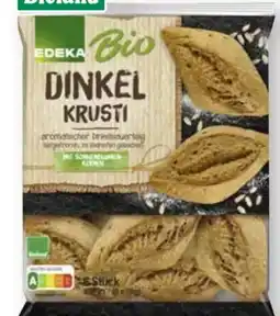 Scheck-in-Center Edeka Bio Dinkel Krusti Angebot