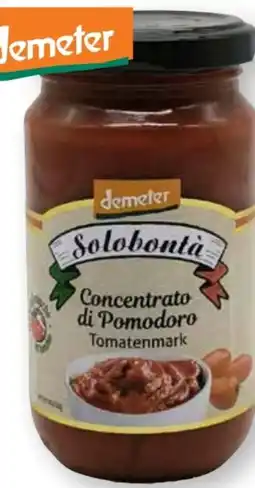 Scheck-in-Center Solobonta Bio Tomatenmark Angebot