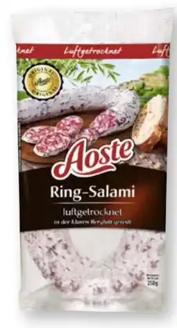 Scheck-in-Center Aoste Ring-Salami Angebot