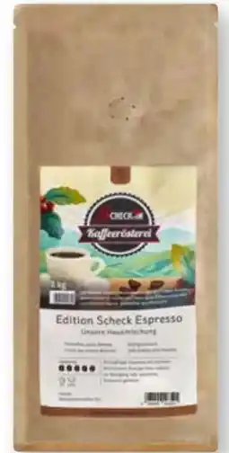 Scheck-in-Center Scheck-in Kaffeerösterei Edition Scheck Espresso Angebot