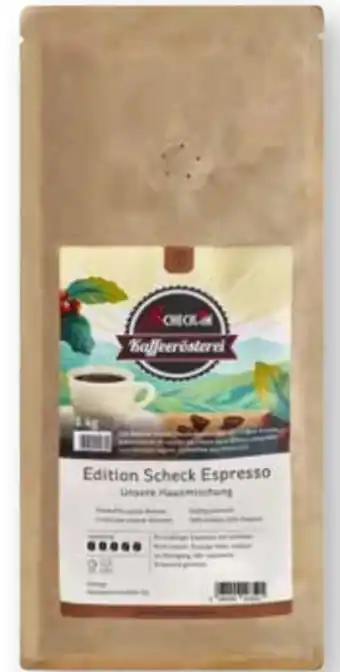 Scheck-in-Center Scheck-in Kaffeerösterei Edition Scheck Espresso Angebot