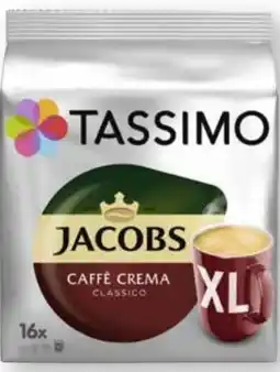 Scheck-in-Center Jacobs Tassimo Kaffeekapseln Cafe Crema XL Angebot