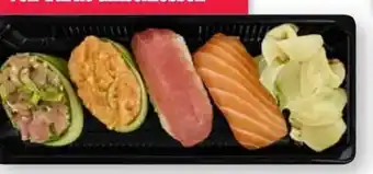 Scheck-in-Center Sushi Lachs-Thunfisch Nigiri & Gunkan Angebot