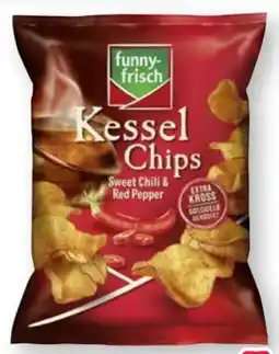 Scheck-in-Center Funny Frisch Kessel Chips Sweet Chili & Red Pepper Angebot