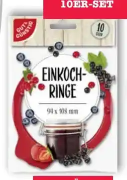 Scheck-in-Center Gut & Günstig Einkochringe Angebot