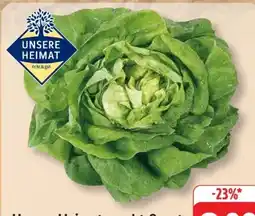 Edeka Unsere Heimat Echt & Gut Kopfsalat Angebot