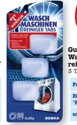 Scheck-in-Center Gut & Günstig Waschmaschinen Reiniger Tabs Angebot
