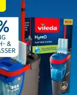 Scheck-in-Center Vileda Bodenwischer-Set H2PrO Spin Mop Angebot