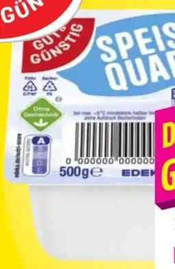 Edeka Gut & Günstig Speisequark Magerstufe Angebot