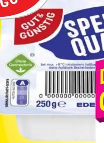Edeka Gut & Günstig Speisequark Angebot
