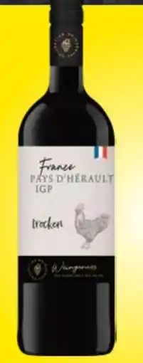 Edeka Wein-Genuss Pays d‘Herault Vin Rouge Angebot