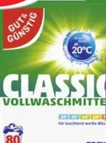 Edeka Gut & Günstig Vollwaschmittel Ultra Pulver Angebot