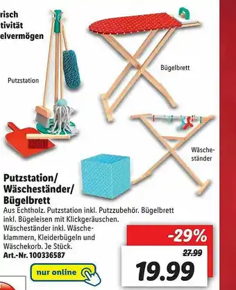 Lidl Putzstation Oder Wäschetänder Oder Bügelbrett Angebot