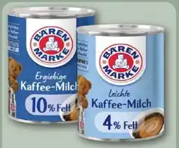 REWE Center Bärenmarke Ergiebige Kaffee Milch Angebot
