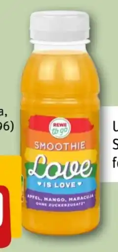 REWE Center Rewe to go Smoothie Pride Edition Love is Angebot