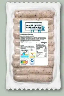 REWE Center Metzgerei Wilhelm Brandenburg Rostbratwürstchen Angebot