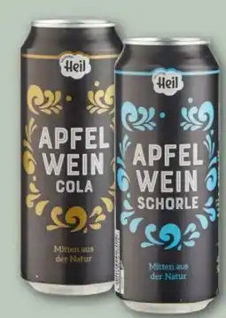 REWE Center Heil Apfelwein Cola Angebot