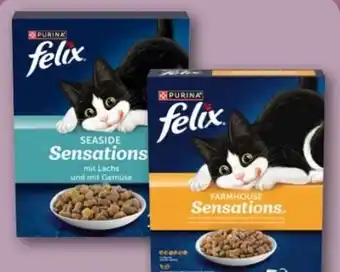 REWE Center Purina Felix Sensations Katzentrockennahrung Angebot