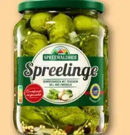 REWE Center Spreewaldhof Spreelinge Gewürzgurken Angebot
