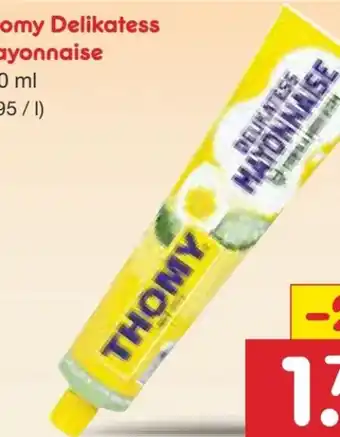 Netto Marken-Discount Thomy Delikatess Mayonnaise Angebot