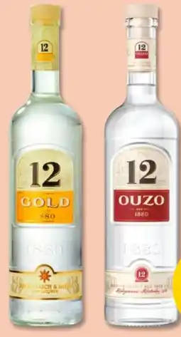 PENNY Ouzo 12 Gold Anis-Likör Angebot