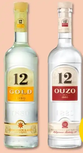 PENNY Ouzo 12 Gold Anis-Likör Angebot