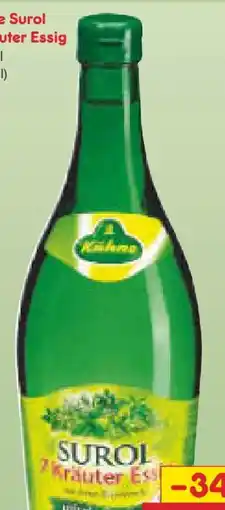 Netto Marken-Discount Kühne Surol 7-Kräuter-Essig Angebot