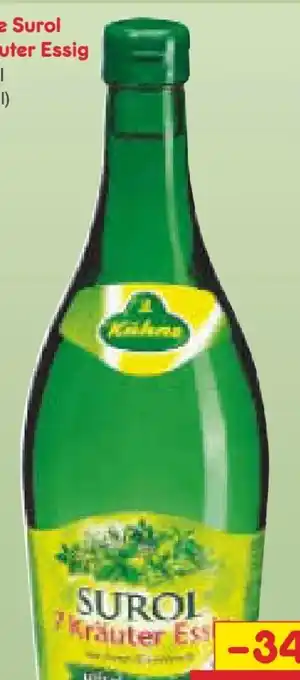 Netto Marken-Discount Kühne Surol 7-Kräuter-Essig Angebot