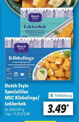 Lidl Dutch Style Specialities MSC Kibbelinge/ Lekkerbek Angebot