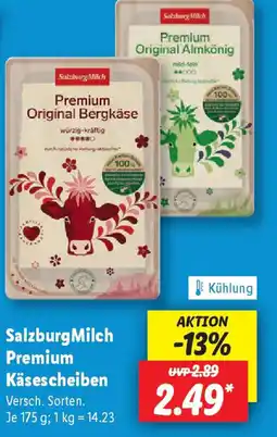 Lidl Salzburg Milch Premium Käsescheiben Angebot