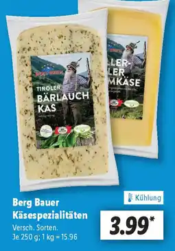 Lidl Berg Bauer Käsespezialitäten Angebot